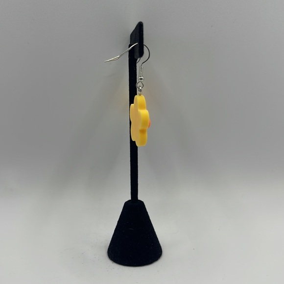 3 For $20 Cute Yellow Flower Drop Earrings - Retro Dangle Style  “You Pick 3” - Picture 7 of 7